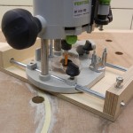 Fräszirkel auch für kleine Kreise im Eigenbau