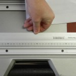 Schiebeschlitten der Bosch GTS 10 XC justieren