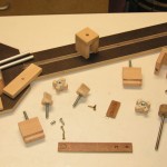 Fräszirkel mit Feineinstellung im Eigenbau