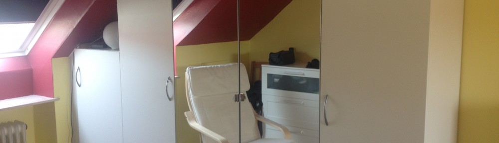 Ikea Schränke in Dachschräge