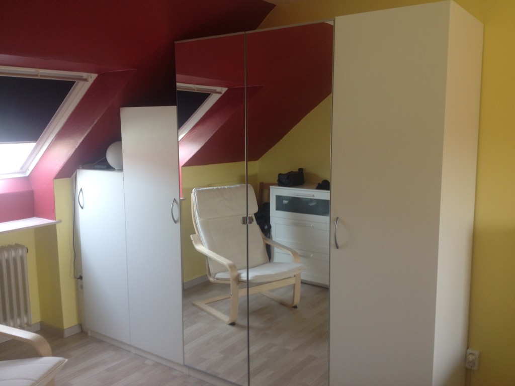 Ikea Schränke in Dachschräge